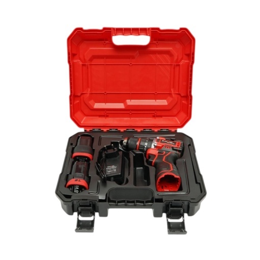 Masina de gaurit si insurubat cu percutie 320W, 2 acumulatori 16.8V, 1.5Ah Li-ion, LED, Brushless, 50Nm, mandrina 10mm, 0-500/1500rpm Breckner Germany - Img 2