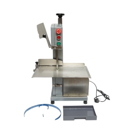 Masina electrica de taiat carne si oase 850W, 220V, viteza taiere 9.5 m/s, lama fierastrau 1200mm - Img 2