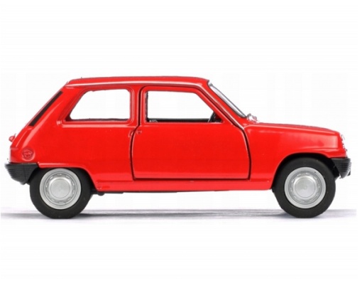 Masina jucarie metalica Renault 5 rosu 1:34 - Img 2