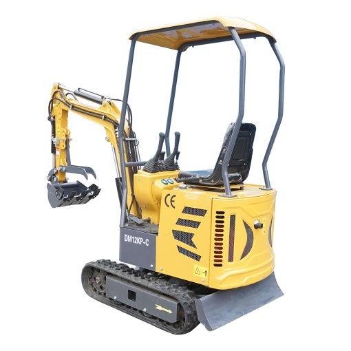 Mini excavator 1T cu semicabina, motor diesel 9.5CP, adancime sapare 1764mm, capacitate ridicare 350Kg, 3 cupe incluse 185/355/800mm THOR - Img 6
