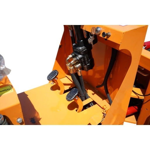 Mini incarcator frontal articulat 4x4, motor diesel 18CP, capacitate ridicare 400kg, latime cupa 1000mm Breckner Germany - Img 11