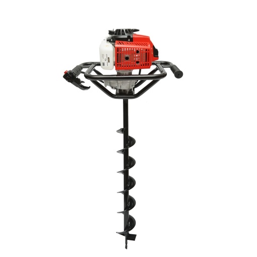 Motoburghiu foreza de pamant pe benzina 2.8CP, 2T 52cc, 3 burghie incluse 100mm, 150mm, 200mm THOR - Img 3