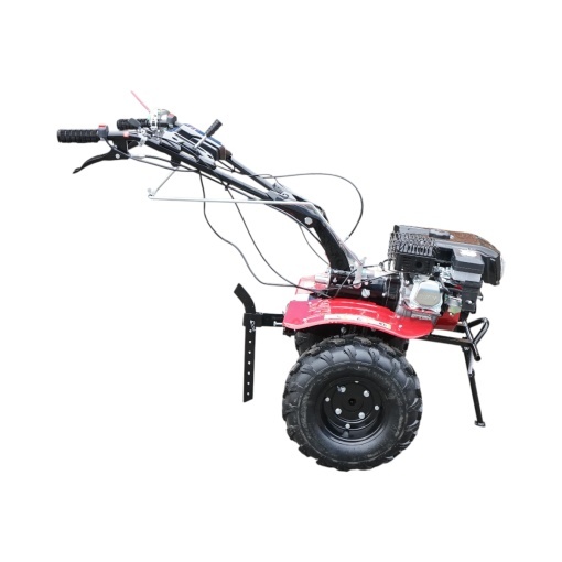 Motocultor 7.5CP cu freza 100cm, motor benzina 4 timpi 212cc OHV, viteze 2+1, transmisie pinioane, roti 19x7-8 Breckner Germany - Img 6