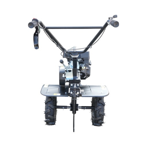 Motocultor 7CP cu freza 100cm, motor benzina 4 timpi 212cc OHV, viteze 2+1, transmisie pe curea, roti 4.00-8 Breckner Germany - Img 5