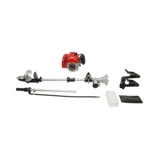 Motor barca pe benzina 2.5CP, 2T 52cc, portabil, turatie 7500rpm, cizma lunga reglabila THOR - Img 2
