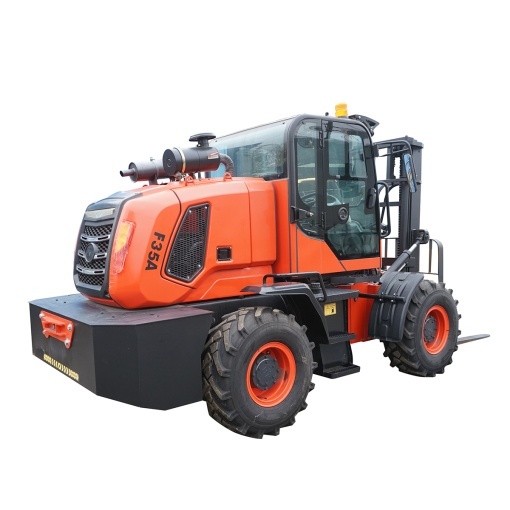 Motostivuitor 3.5T 4x4 OFF ROAD, motor diesel 57CP (42KW), inaltime ridicare 3m, roti 23.5/70-16 - Img 5