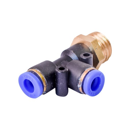 Mufa rapida T plastic si surub metalic fi 6x6 cu M16 - Img 2