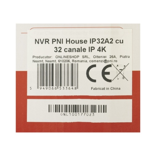 NVR PNI House IP32A2 cu 32 canale IP 4K - Img 6