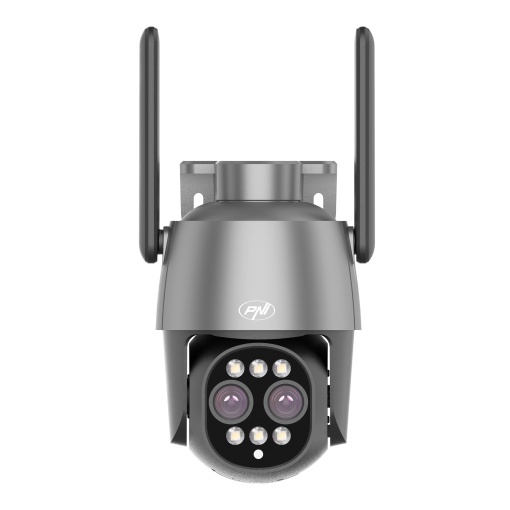 Pachet camera supraveghere video wireless PNI House IP574 si panou solar fotovoltaic PNI PSF6020A - Img 3