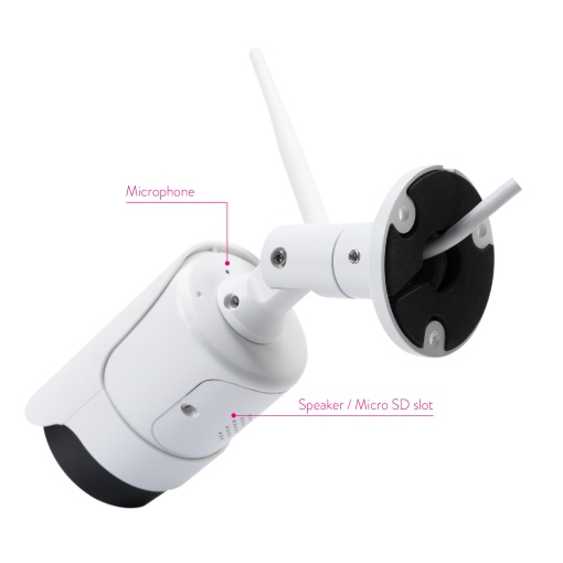 Pachet camera supraveghere video wireless PNI IP52LR si Panou solar fotovoltaic PNI PSF6020A - Img 3