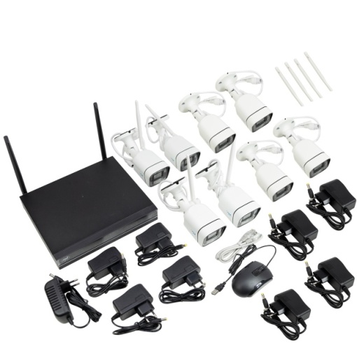 Pachet Kit supraveghere video PNI House WiFi660 NVR 8 canale si 8 camere wireless de exterior 3MP, P2P, IP66 - Img 3