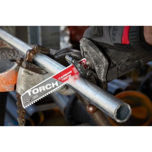 Panza Heavy Duty TORCH pentru lucrari de demolare, pentru fierastraie sabie, dinti carbura, 150/1.27 mm - 10 TPI - Img 2