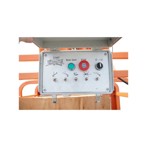 Platforma/nacela pentru lucru la inaltime tip remorca 16m, 200Kg cu telecomanda motor benzina THOR - Img 6