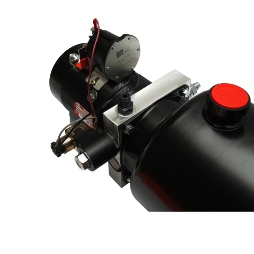 Pompa basculare 12V, 1.6kW 160 bar cu rezervor metalic 10L Breckner Germany - Img 5