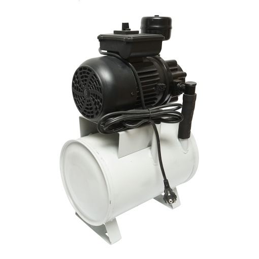 Pompa vacuum uscata cu motor 550W, 200L/min 1440rpm si rezervor pentru aparat de muls vaci Breckner Germany - Img 3