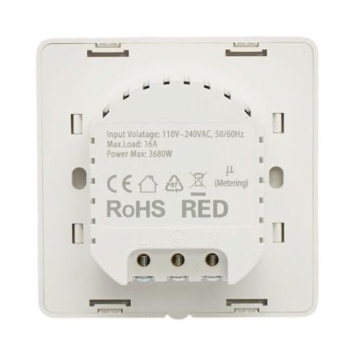 Priza incastrata inteligenta smart Wi-Fi alba 110-240V, 16A, 3680W, monitorizare consum, Bluetooth, aplicatie Tuya Smart Life - Img 4