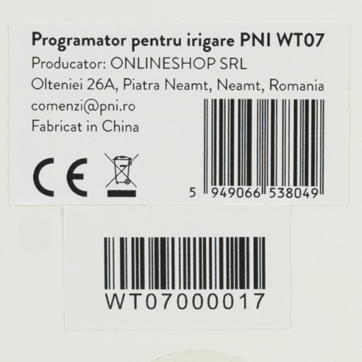 Programator pentru irigare PNI WT07, analog, racord 3/4, 0-0.8MPa, verde - Img 7