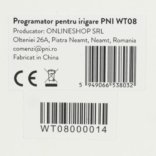 Programator pentru irigare PNI WT08, irigare automata si manuala, setare ora, durata si zile irigare - Img 5