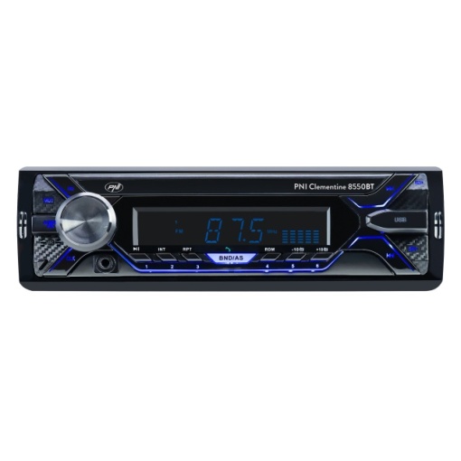 Radio MP3 player auto PNI Clementine 8550BT, fata detasabila, 4x45w, 12V, 1 DIN, cu SD, USB, AUX, RCA - Img 3