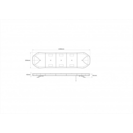Rampa girofar led 120 cm - Img 2