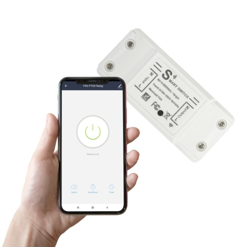 Releu inteligent PNI SafeHome PT09 Remote WiFi, 10A, comanda prin internet, aplicatie de mobil Tuya Smart, integrare in scenarii si automatizari smart cu alte produse compatibile Tuya, Alexa si Google - Img 7