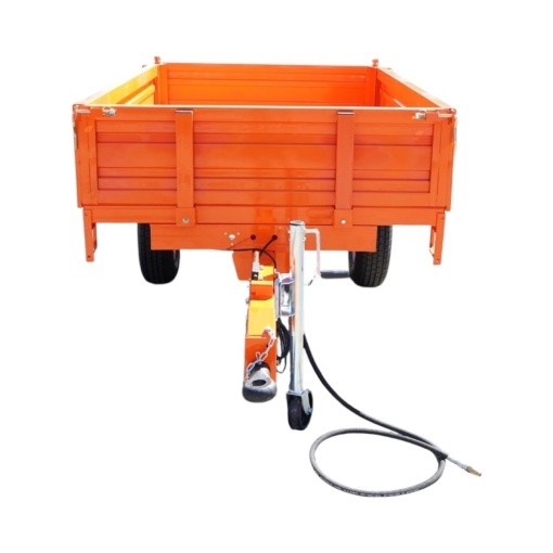 Remorca 1.5T basculabila cu instalatie electrica o singura osie si anvelope 185R14C - Img 3
