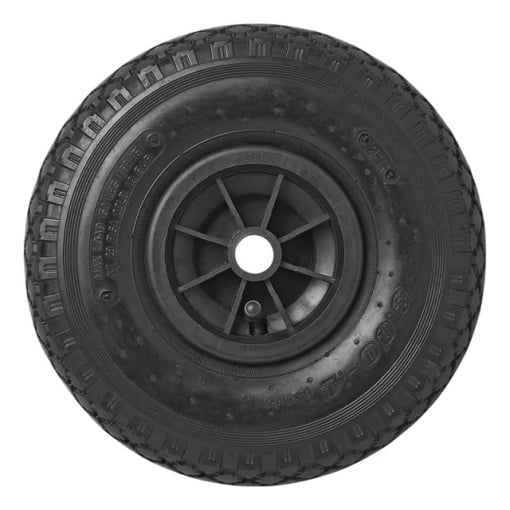 Roata pentru protap, janta plastic 260x85mm, anvelopa cu camera - Img 2