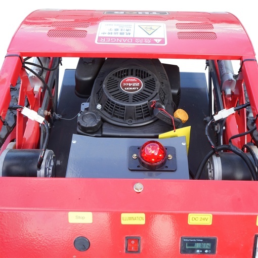 Robot de tuns iarba pe senile cu telecomanda, motor Loncin 9CP, 224cc, latime de taiere 550mm THOR - Img 8