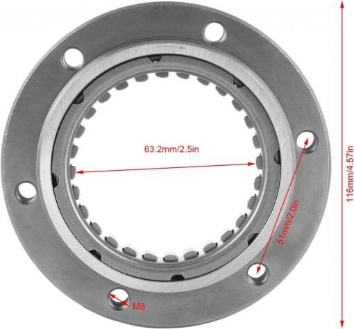 Rulment bendix Atv Cf Moto 500cc - Img 3
