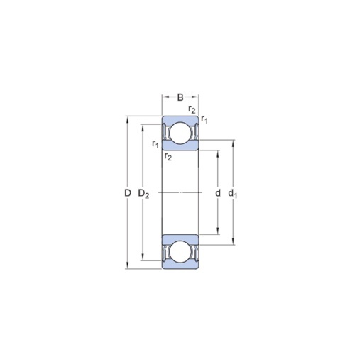 Rulment SKF 6308 2RS1 - Img 4