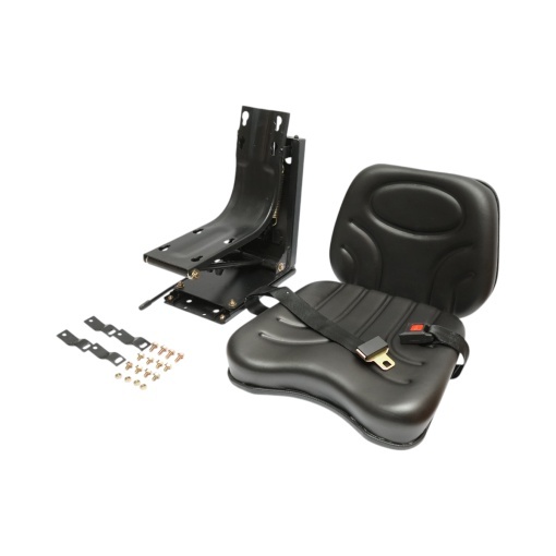 Scaun universal tractor negru reglabil cu centura de siguranta - Img 3