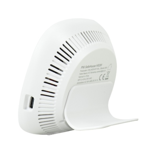 Senzor de calitate a aerului si dioxid de carbon (CO2) PNI SafeHouse HS291 cu Wi-Fi, control din aplicatia Tuya Smart, monitorizare CO2, temperatura, umiditate, afisare data ora, meniu setari, acumula - Img 6