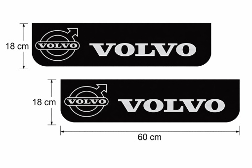 Set 2x aparatoare noroi VOLVO 18x60cm - Img 2