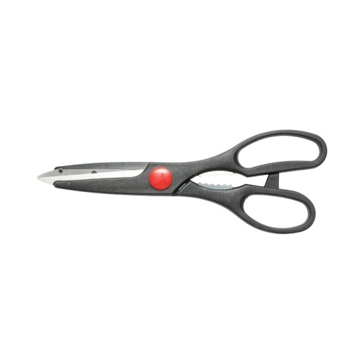 Set cutite bucatarie 15 piese cu suport lemn, foarfeca si pila ascutit, lama otel 3Cr13, maner ABS negru Breckner Germany - Img 13