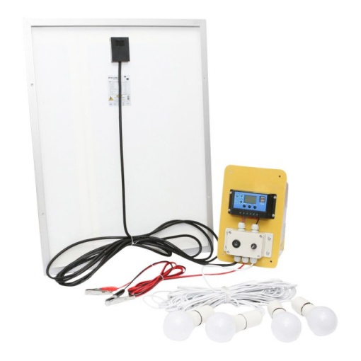 Set panou solar 50W regulator 10A 2xUSB 12/24V - Img 3