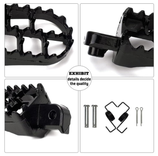 Set scarite moto negre - Img 4
