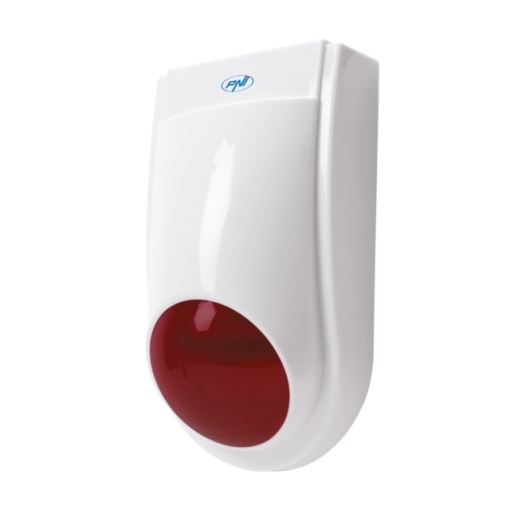 Sirena de exterior wireless PNI SafeHouse HS007, 110dB cu acumulator pentru sistemul de alarma wireless PNI SafeHouse PNI HS600 si HS650 - Img 3