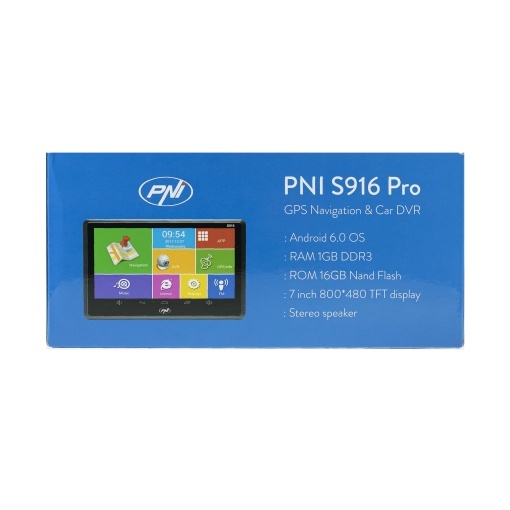 Sistem de navigatie GPS + DVR PNI S916 PRO ecran 7 inch cu Android 6.0, memorie 16 GB, 1GB DDR3 RAM - Img 11