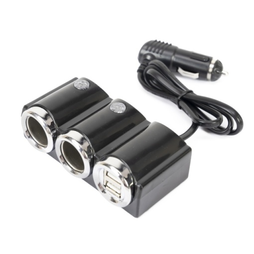 Spliter bricheta auto PNI Lighter 20 12V/24V 2 iesiri, 2 x USB, indicator LED - Img 3
