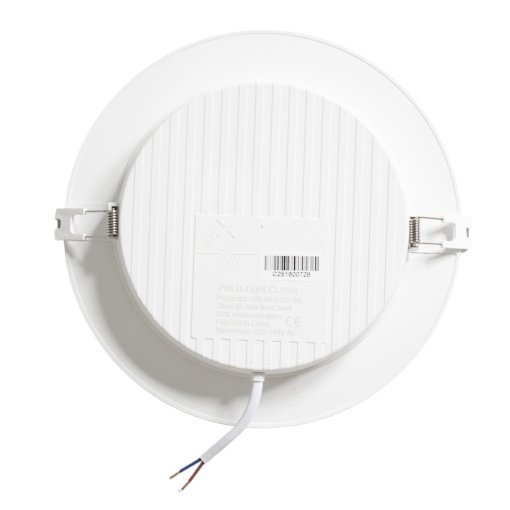 Spot LED PNI D-Light CL2518 18W, incastrabil, rotund 22 cm, 6400K, alimentare 230V, 1980 lm, alb rece - Img 5