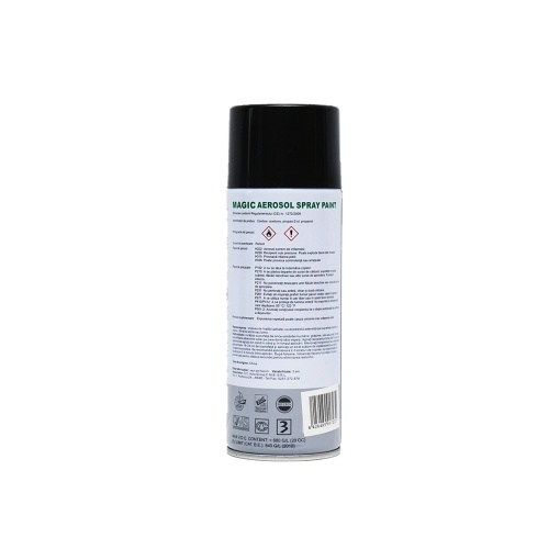 Spray vopsea Magic negru mat 004 450 ml - Img 3