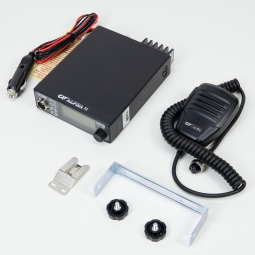 Statie radio CB CRT Alpha N ASQ, 4W, NRC, Echo, RF Gain, Roger Beep, display color, 12V-24V - Img 4