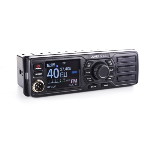 Statie radio CB JOPIX Doris 40CH, AM/FM, 4W, ASQ, Roger Beep, VOX, 12-24V - Img 8