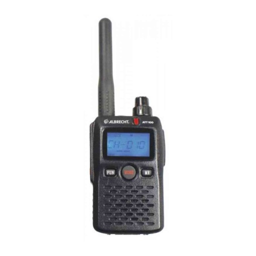 Statie radio PMR portabila Albrecht ATT 100, 10 canale, acumulator 1400mAh, pentru ghid turistic - Img 3