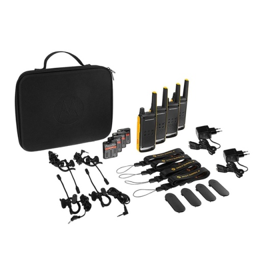 Statie radio PMR portabila Motorola TALKABOUT T82 Extreme Quad set cu 4 buc - Img 5
