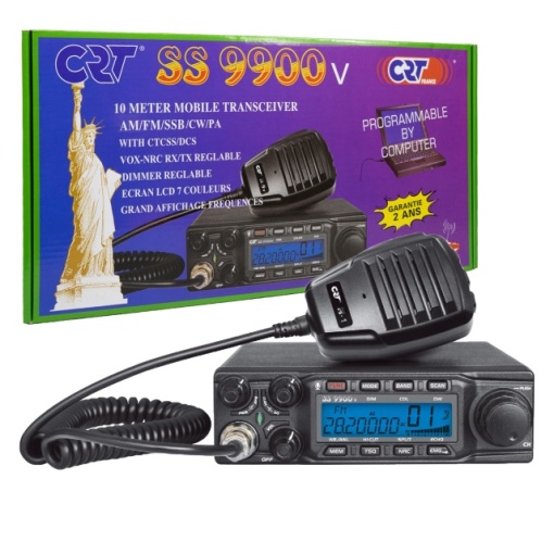 Statie radioamatori CRT SS 9900V AM, FM, LSB, USB, CW 28-29.7Mhz, ASQ, DTMF, Roger Beep, 12V, CTCSS, DCS, programabila - Img 5