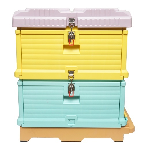 Stup albine din plastic pentru 4 rame 600x510x355mm - Img 2