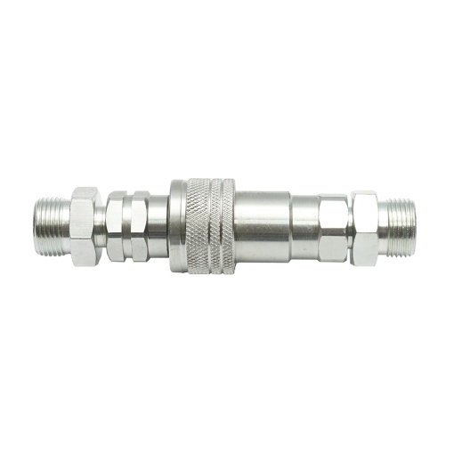 Supapa trecere mos-baba pe con M16 cu reductii M16x20 (set cupla 3/8 mama+tata) 78.8x32x24mm - Img 2
