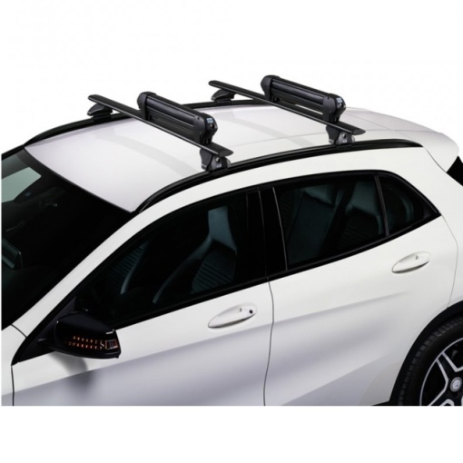 Suport 4 perechi schiuri cu prindere pe bare transversale - Cruz Ski Rack Dark 4 - Img 4