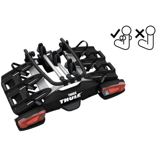 Suport biciclete Thule VeloCompact F cu prindere pe carligul de remorcare - pentru 3 biciclete - Img 3